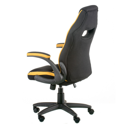 Кресло офисноеTPRO- Prime black/yellow E5548