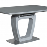 Стол модерн Premium EVRO- Arizona (светло-серый сатин) МДФ+стекло