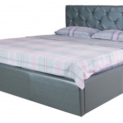 Двуспальная мягкая кровать с подъемным механизмом TPRO- BRIZ lift 1600x2000 grey EAGLE  E2479