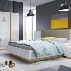 Спальня Perfect Home Arco белый глянец/дуб грандсон