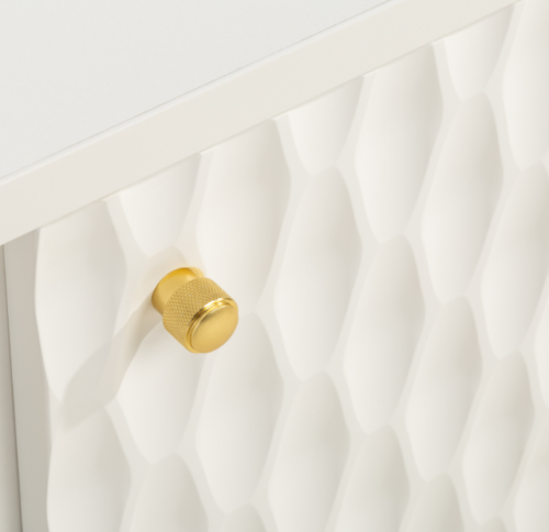 Тумба ТВ Forte FORREST HILLS FTHT131B 160см белый-золото