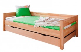 Кровать детская с ящиком MBL- b020 (80х190 см, 80х200 см, 90х200 см) 