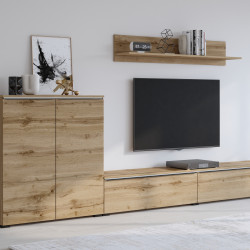 Стенка в гостиную Helvetia TANA 24N0NS09 (дуб Вотан)