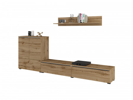 Стенка в гостиную Helvetia TANA 24N0NS09 (дуб Вотан)