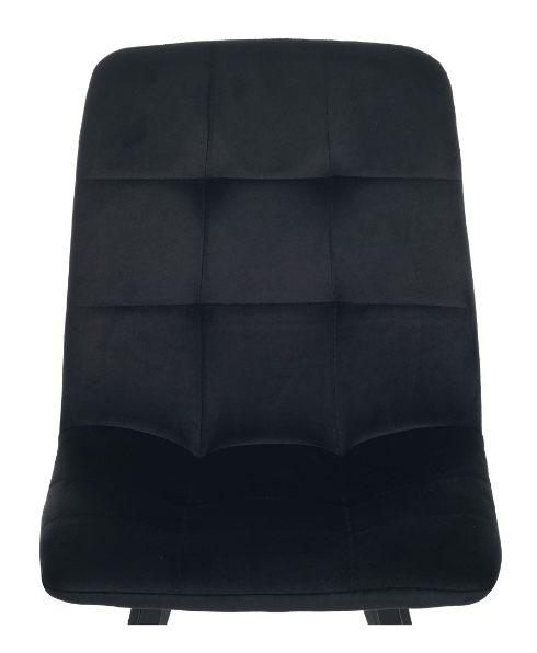 Стул обеденный мягкий MFF- Harlem черный/черный