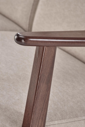 Диван Halmar MILANO 3S бежевый-темный-орех 