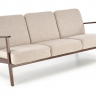 Диван Halmar MILANO 3S бежевый-темный-орех 