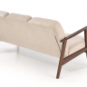 Диван Halmar MILANO 3S бежевый-темный-орех 