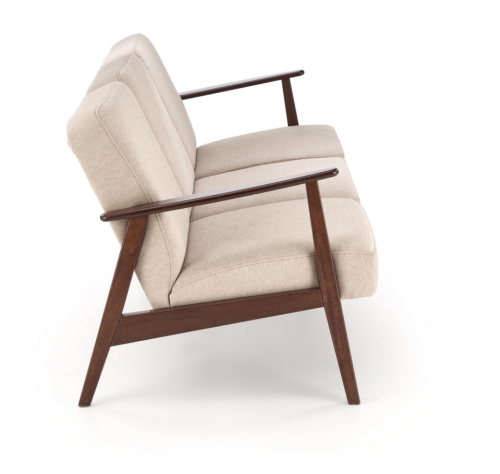 Диван Halmar MILANO 3S бежевый-темный-орех 