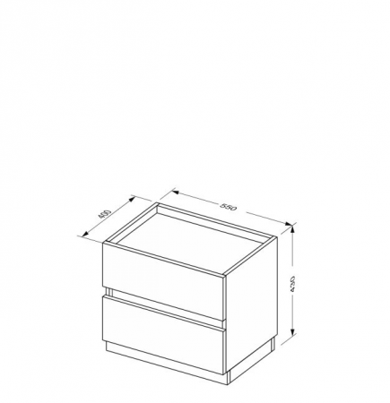 Тумба прикроватная MRK- Duo (Дуо)