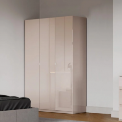 Шкаф MRK- Лилу Глянец Кашемир 3 двери  