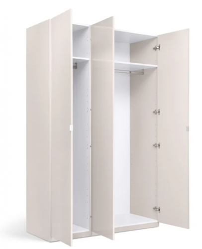 Шкаф MRK- Лилу Глянец Кашемир 3 двери  