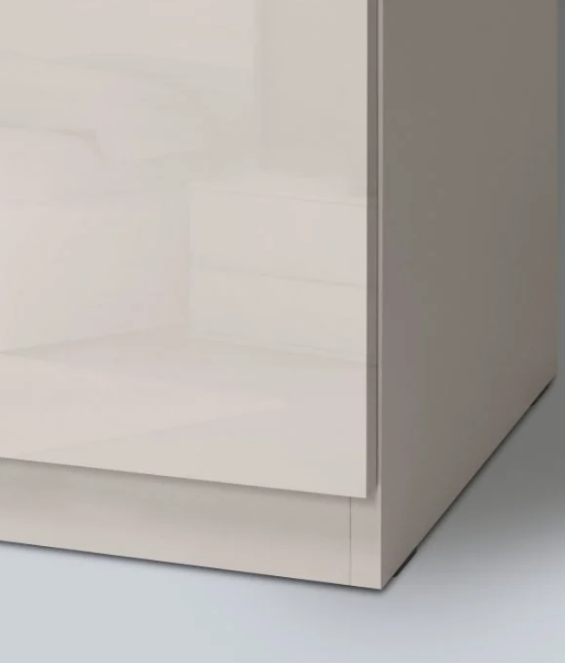 Шкаф MRK- Лилу Глянец Кашемир 3 двери  