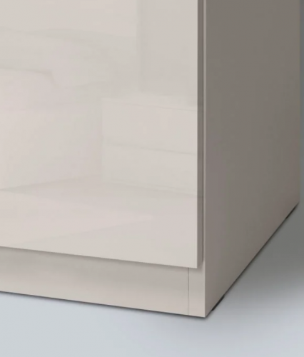 Шкаф MRK- Лилу Глянец Кашемир 3 двери  