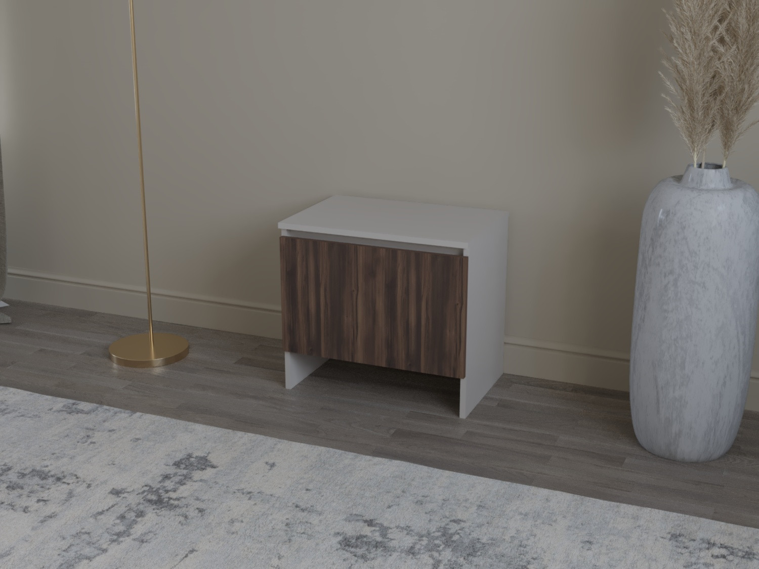 Тумба на 1 дверь ViA- Таун ТТ-7