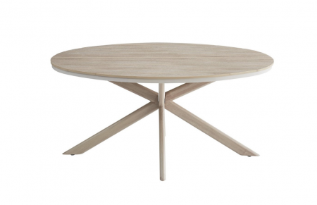 Стол садовый обеденный VTR- ODT-30 (Орта) дрифтвуд грей + белый дуб