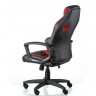 Кресло офисноеTPRO- Mezzo black/red E5593