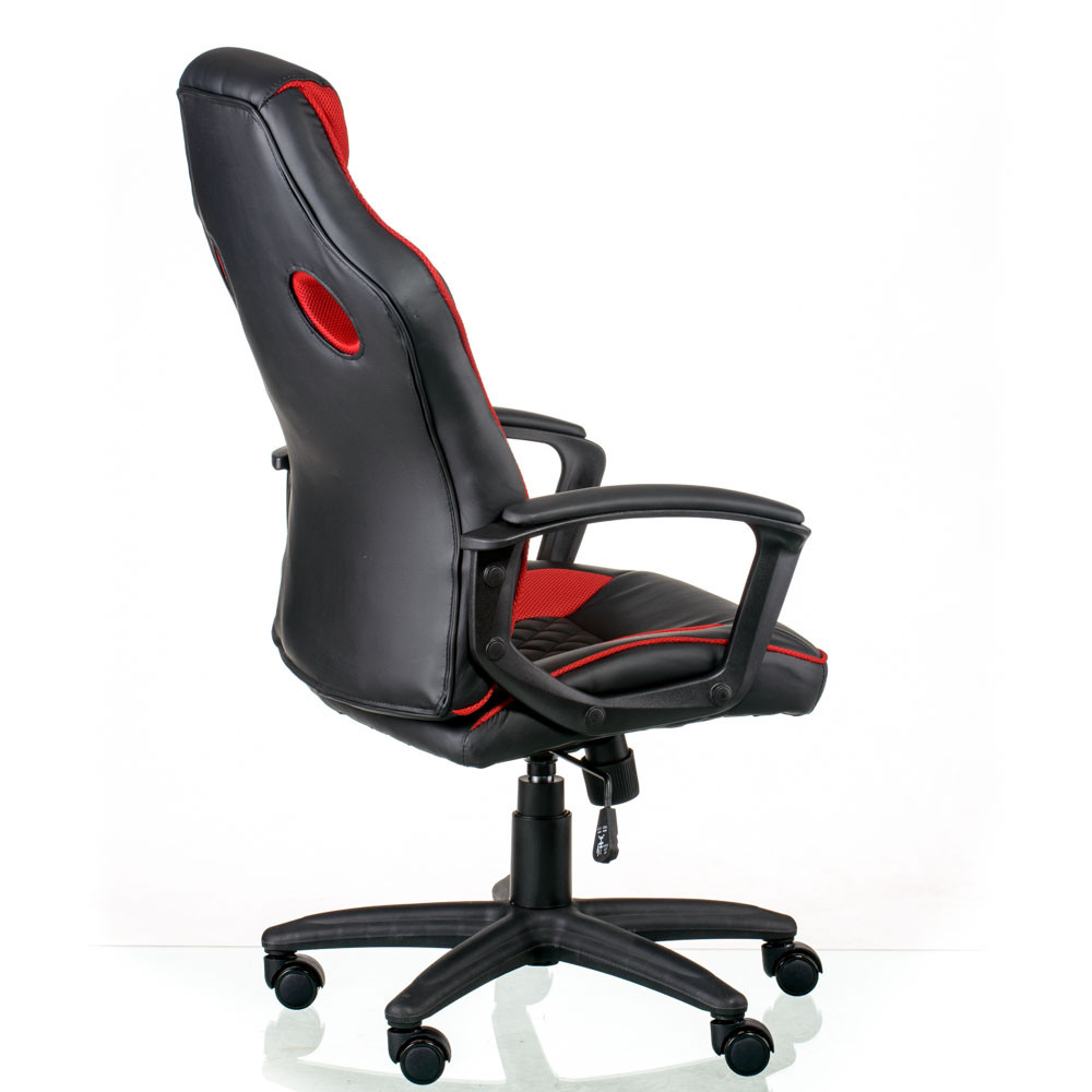 Кресло офисноеTPRO- Mezzo black/red E5593