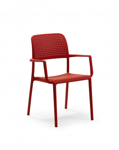 Кресло из полипропилена Nardi Outdoor BORA (белый, красный, тортора)