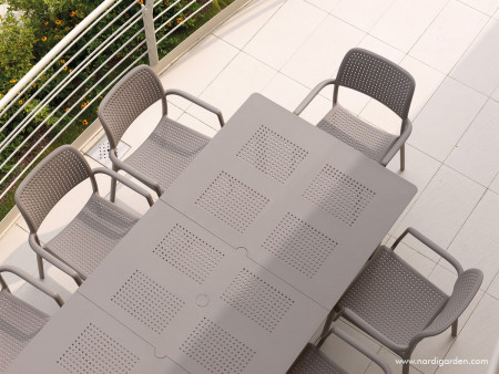 Кресло из полипропилена Nardi Outdoor BORA (белый, красный, тортора)