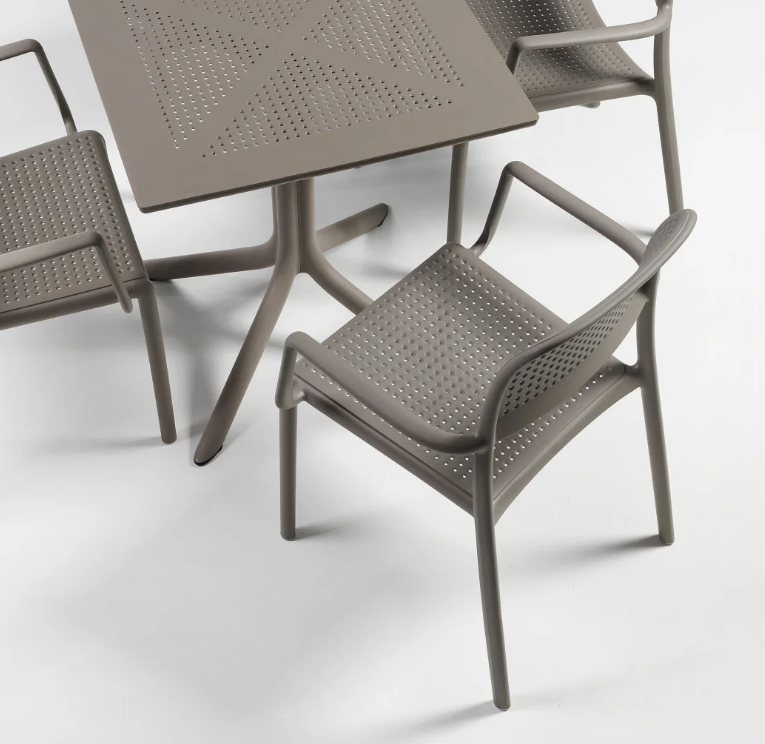 Кресло из полипропилена Nardi Outdoor BORA (белый, антрацит, тортора)