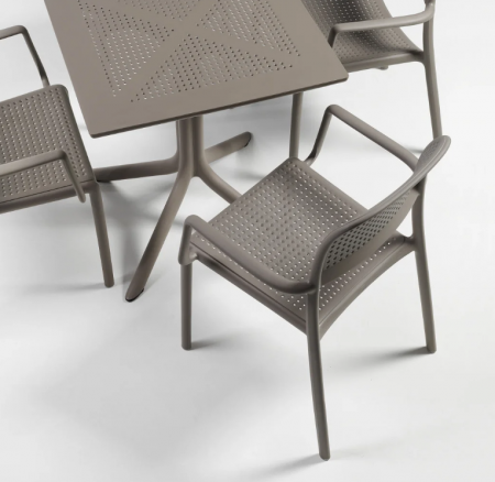 Кресло из полипропилена Nardi Outdoor BORA (белый, антрацит, тортора)