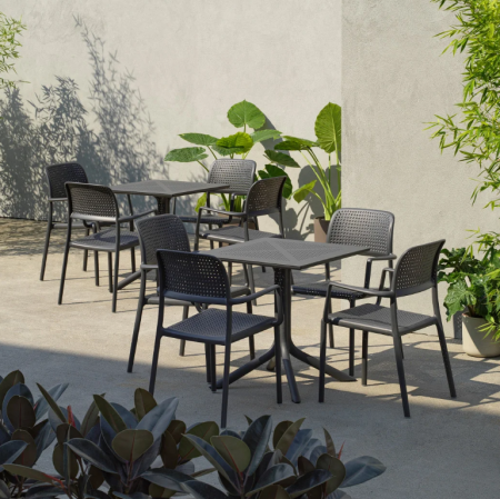 Кресло из полипропилена Nardi Outdoor BORA (белый, антрацит, тортора)