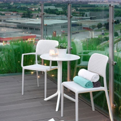 Кресло из полипропилена Nardi Outdoor BORA (белый, антрацит, тортора)