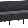 Комплект мебели для отдыха ECO- Salemo 3 seater set  (серый, графит)