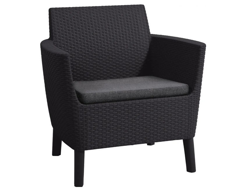 Комплект мебели для отдыха ECO- Salemo 3 seater set  (серый, графит)