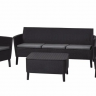 Комплект мебели для отдыха ECO- Salemo 3 seater set  (серый, графит)