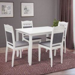 Комплект обеденный BIO- Бродвей Белый 