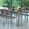 Стол раздвижной Nardi Outdoor Rio 140/210 Extensible (белый, черный, серый)