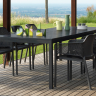 Стол раздвижной Nardi Outdoor Rio 140/210 Extensible (белый, черный, серый)