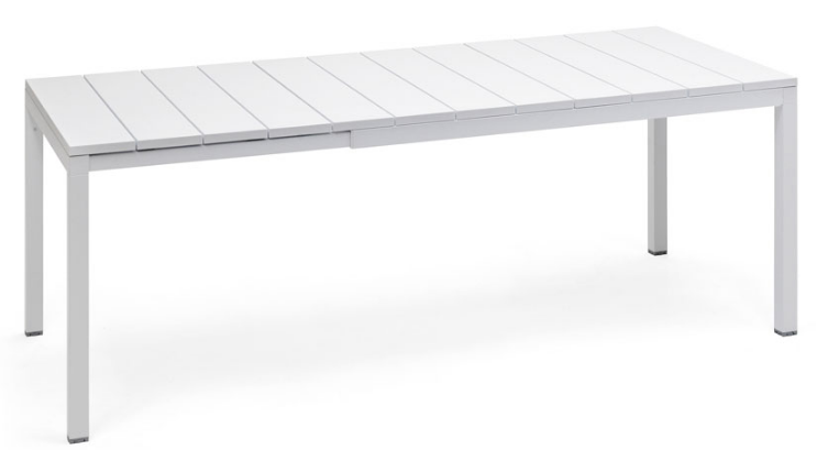 Стол раздвижной Nardi Outdoor Rio 140/210 Extensible (белый, черный, серый)