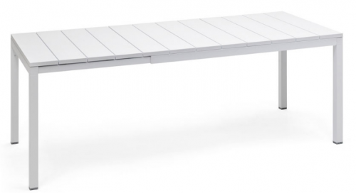 Стол раздвижной Nardi Outdoor Rio 140/210 Extensible (белый, черный, серый)
