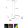 Опора для стола STL- LATINA (ЧУГУН), (основание 40х40 см, высота 57 см, 72,5 см, 110 см)