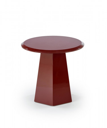 Стол журнальный HALMAR LOCA бордовый