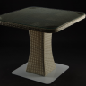 Стол из техноротанга PRA- Неаполь 90х90 см радиусные углы