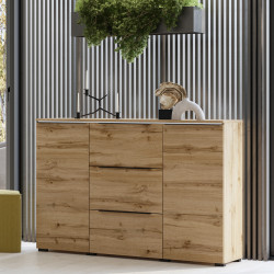 Комод на 2 двери и 3 ящика Helvetia TANA 24N0NS26 (дуб Вотан)