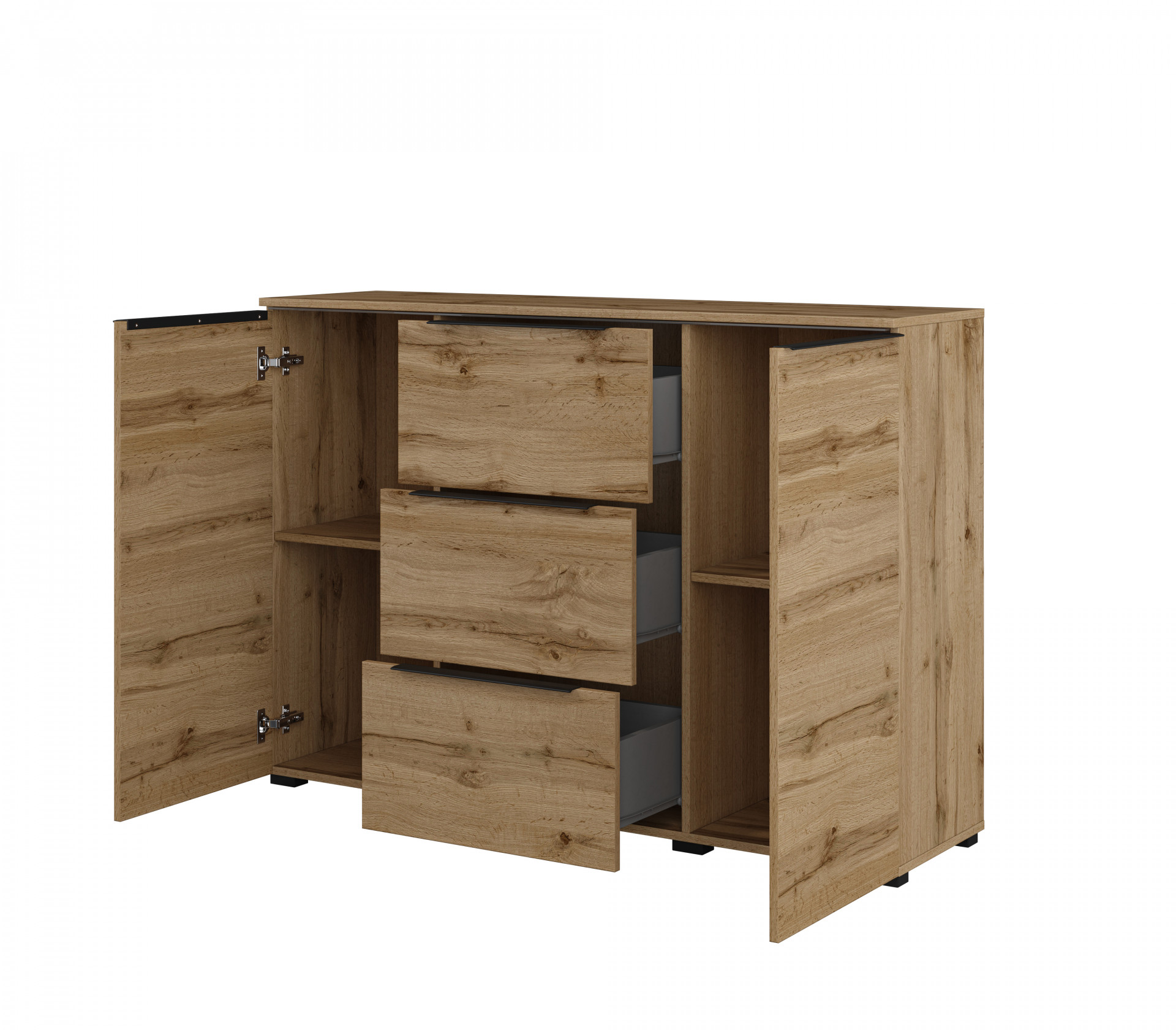 Комод на 2 двери и 3 ящика Helvetia TANA 24N0NS26 (дуб Вотан)