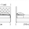 Кровать мягкая двуспальная GSF- Глейд Денвер 2