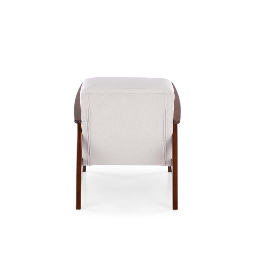 ​Кресло Halmar MILANO 1S светло- бежевый/темный-орех 