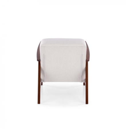 ​Кресло Halmar MILANO 1S светло- бежевый/темный-орех 