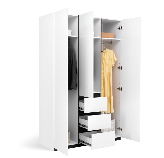 Шкаф трех дверный MRK- Дуо