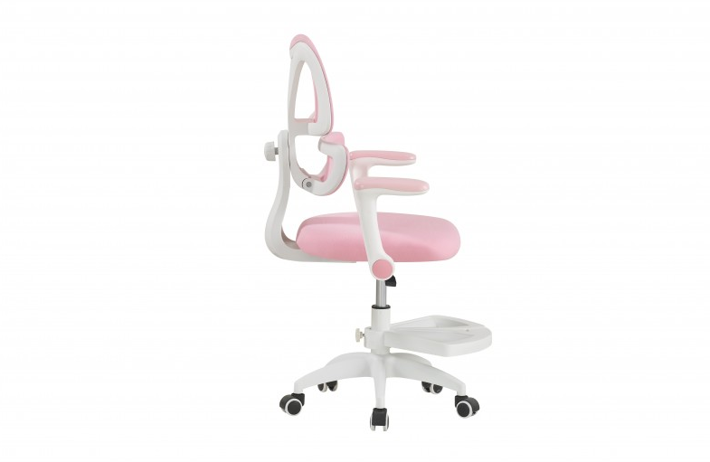Стул компьютерный BIO- Маус (белый/розовый)     