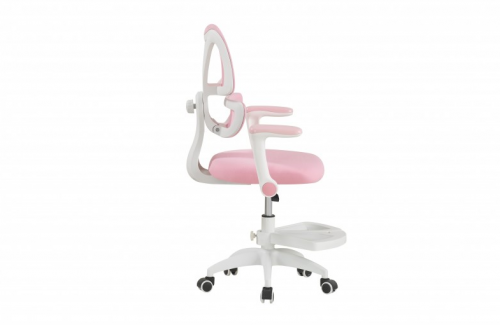 Стул компьютерный BIO- Маус (белый/розовый)     
