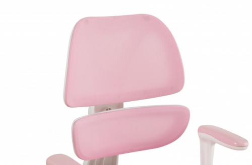 Стул компьютерный BIO- Маус (белый/розовый)     