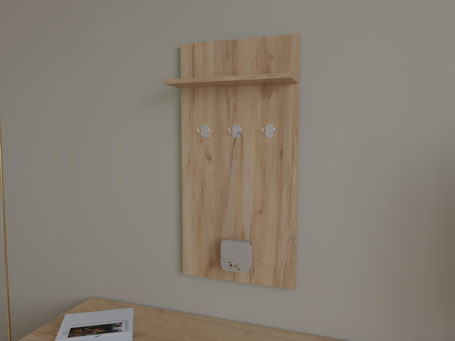 Полка с вешалкой ViA- Таун ТП-2