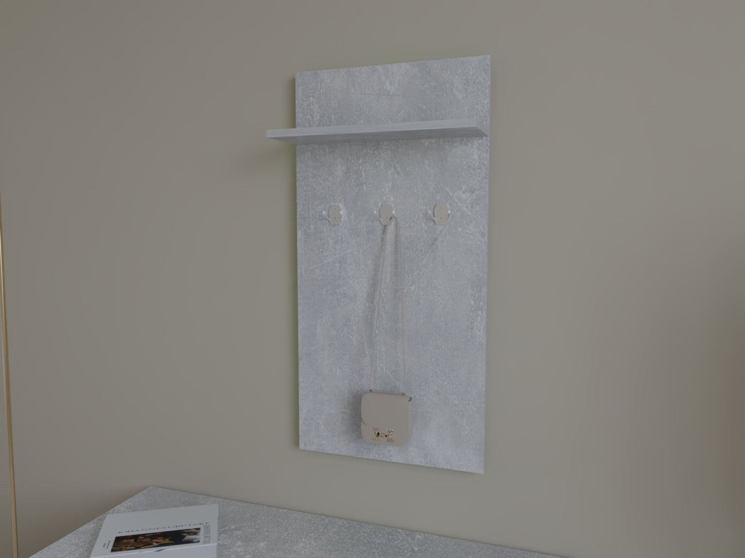 Полка с вешалкой ViA- Таун ТП-2